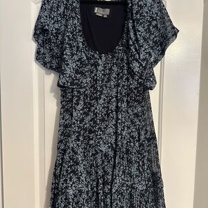 Anthropologie Short sleeve, keyhole swing minidress